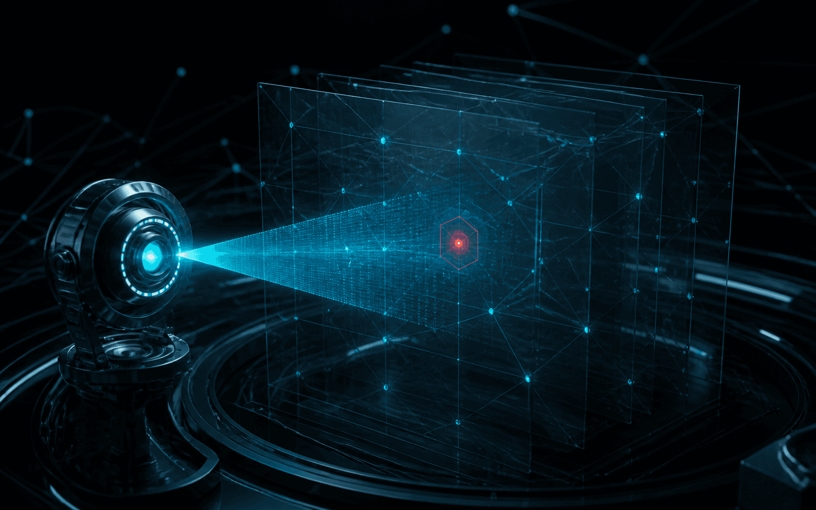 Security scanner detecting an anomaly in a digital network