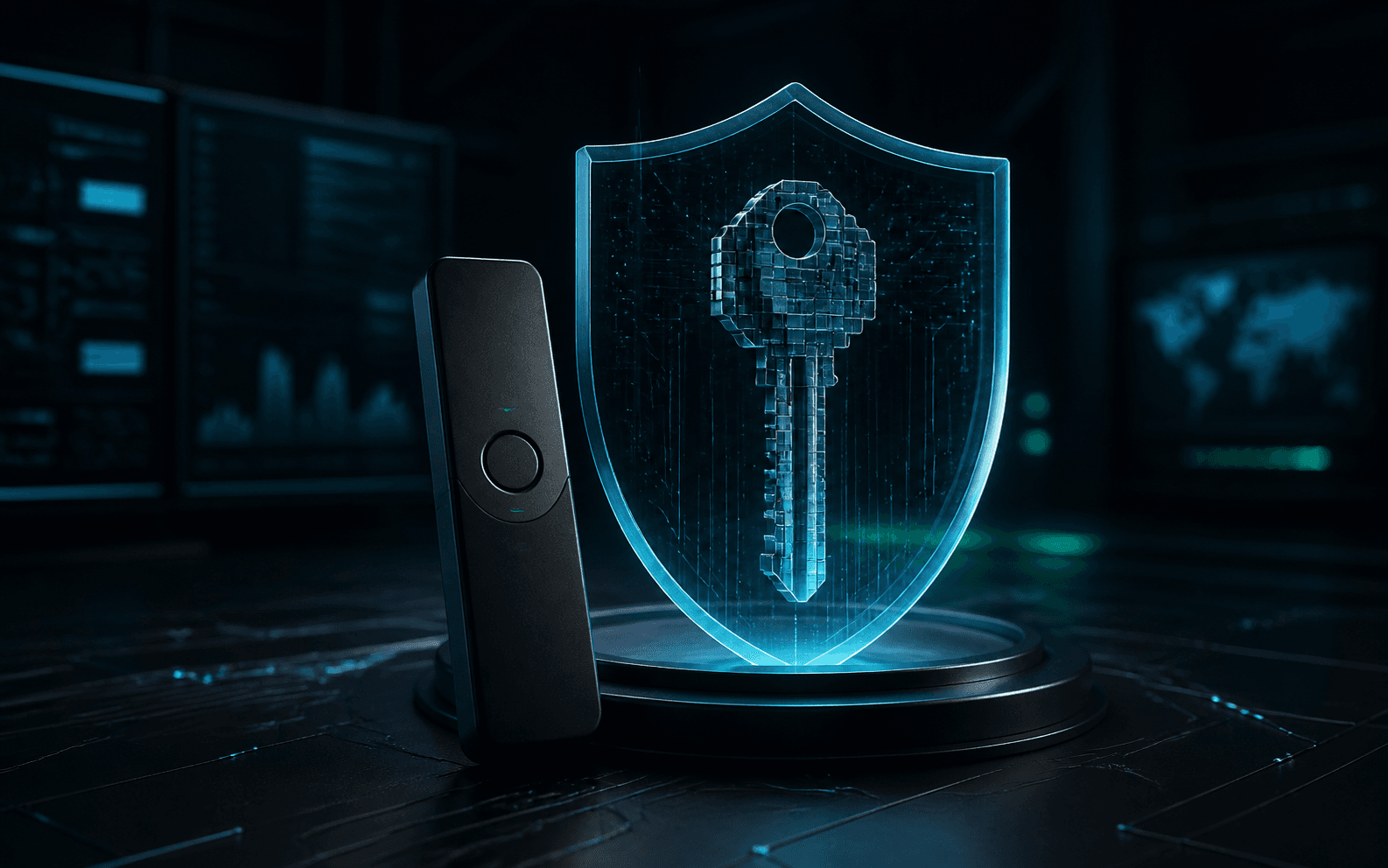 Hardware wallet protected by a translucent security shield